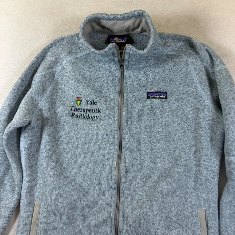 Patagonia Better Sweater Full Zip Jacket Yale Therapeutic Radiology Blue Large